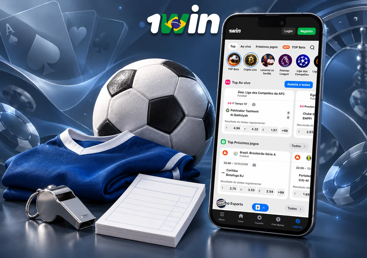 Apostas esportivas no celular dividem a cena com bola, apito e bloco de anotações